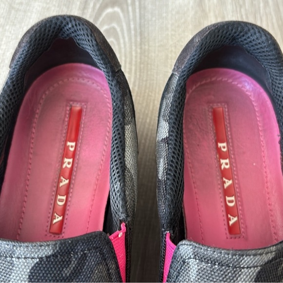 Prada camo slip-on sneakers - Picture 7 of 7